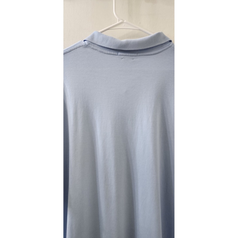 Polo Ralph Lauren Pima Soft Touch Polo Shirt Mens XXL Light Blue Short Sleeve - Picture 8 of 9